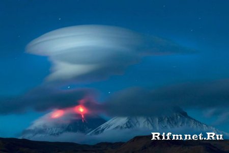 Облака на Камчатке, похожие на НЛО