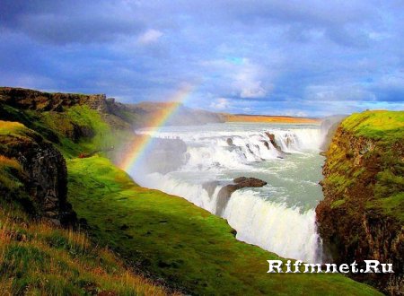 Водопады Исландии: Гуллфосс Gullfoss